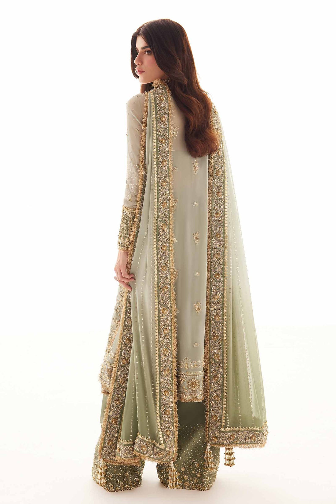 Elan | Elitarie Wedding Formals | V‰RONIQUE  (EP-21217) - Pakistani Designer Dress - by Elan | Type: Ladies Clothes - 100% Original at Saira Sultan