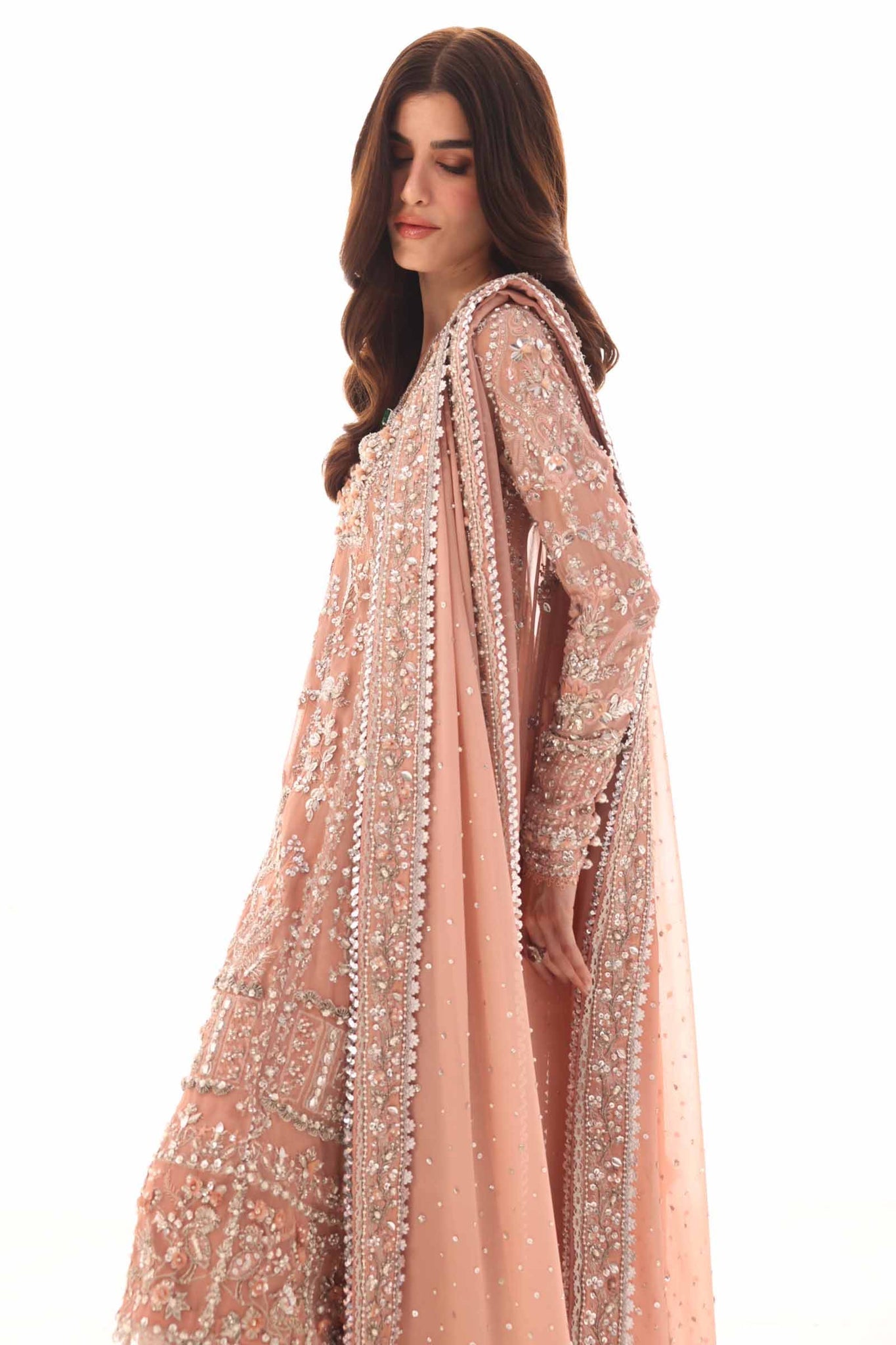 Elan | Elitarie Wedding Formals | ROS‰A (EP-21213) - Pakistani Designer Dress - by Elan | Type: Ladies Clothes - 100% Original at Saira Sultan
