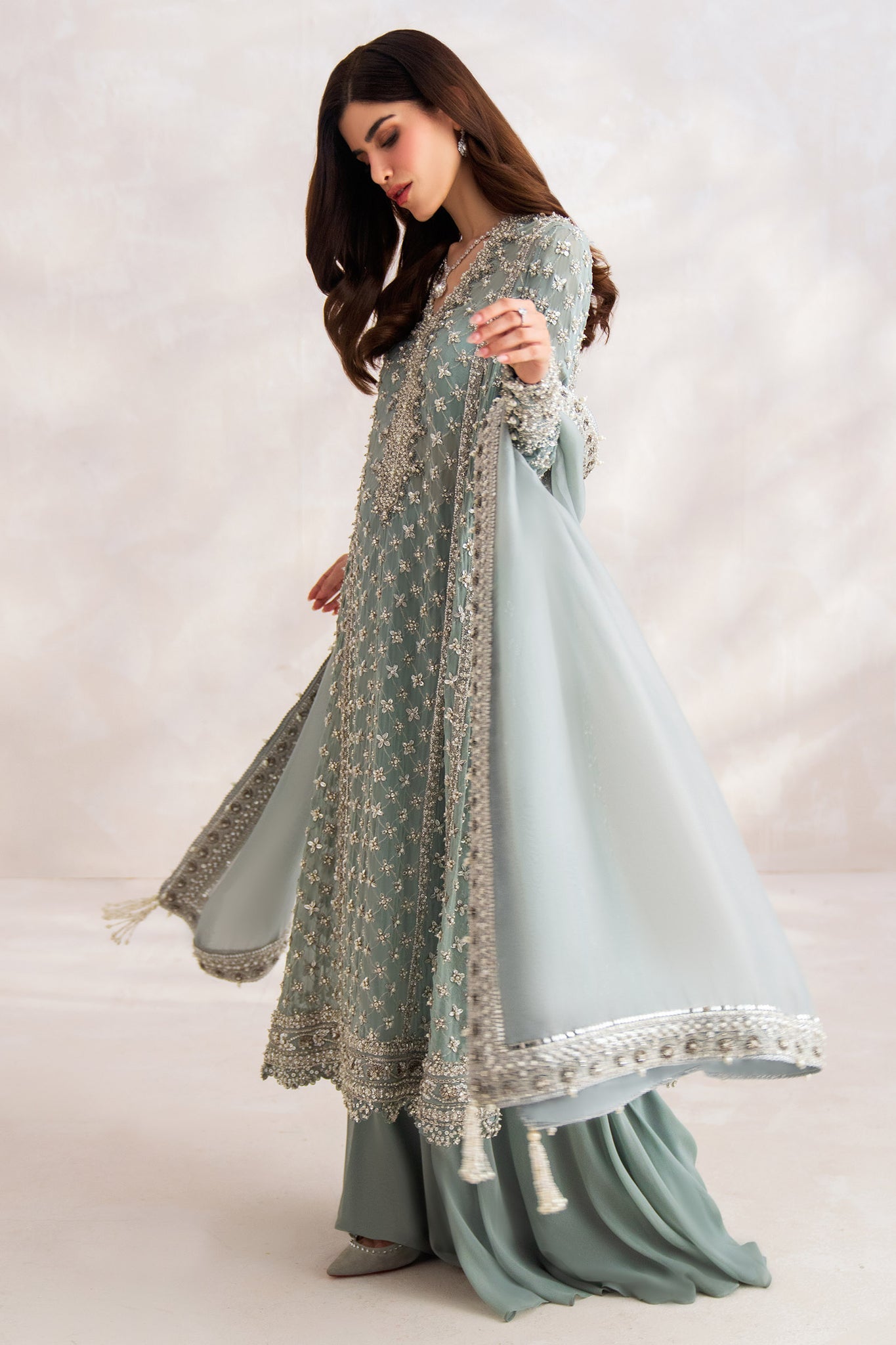 Elan | Elitarie Wedding Formals | C‰LESTINE (EP-21214) - Pakistani Designer Dress - by Elan | Type: Ladies Clothes - 100% Original at Saira Sultan