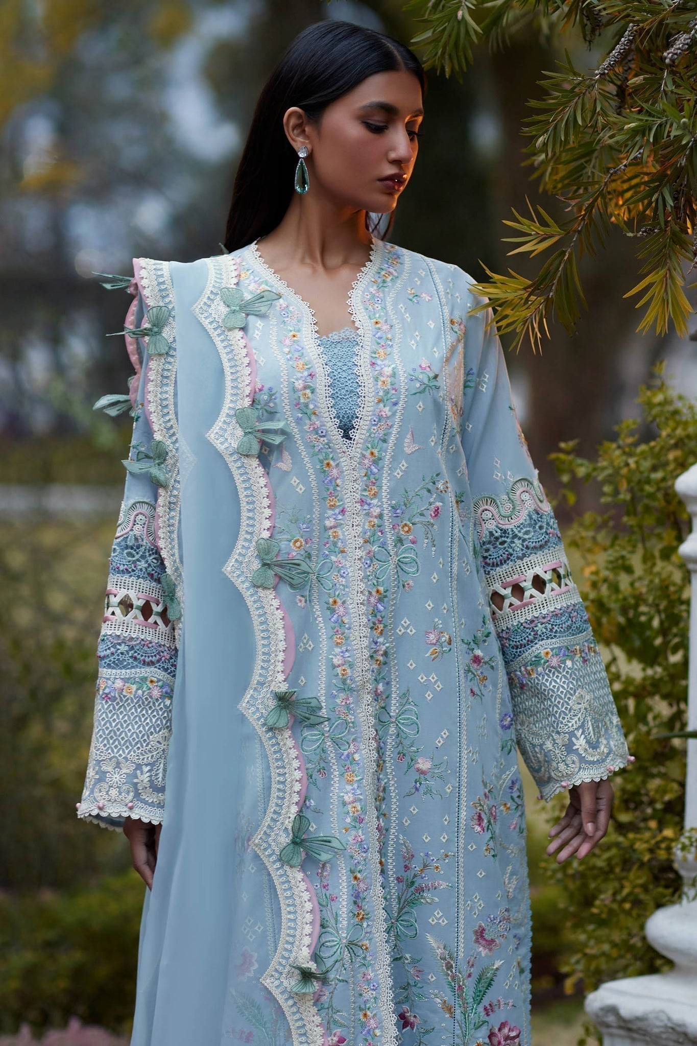 Elan | Lawn24 | MIRZETA (EL24-11 A) - Pakistani Designer Dress - by Elan | Type: Luxury - 100% Original at Saira Sultan