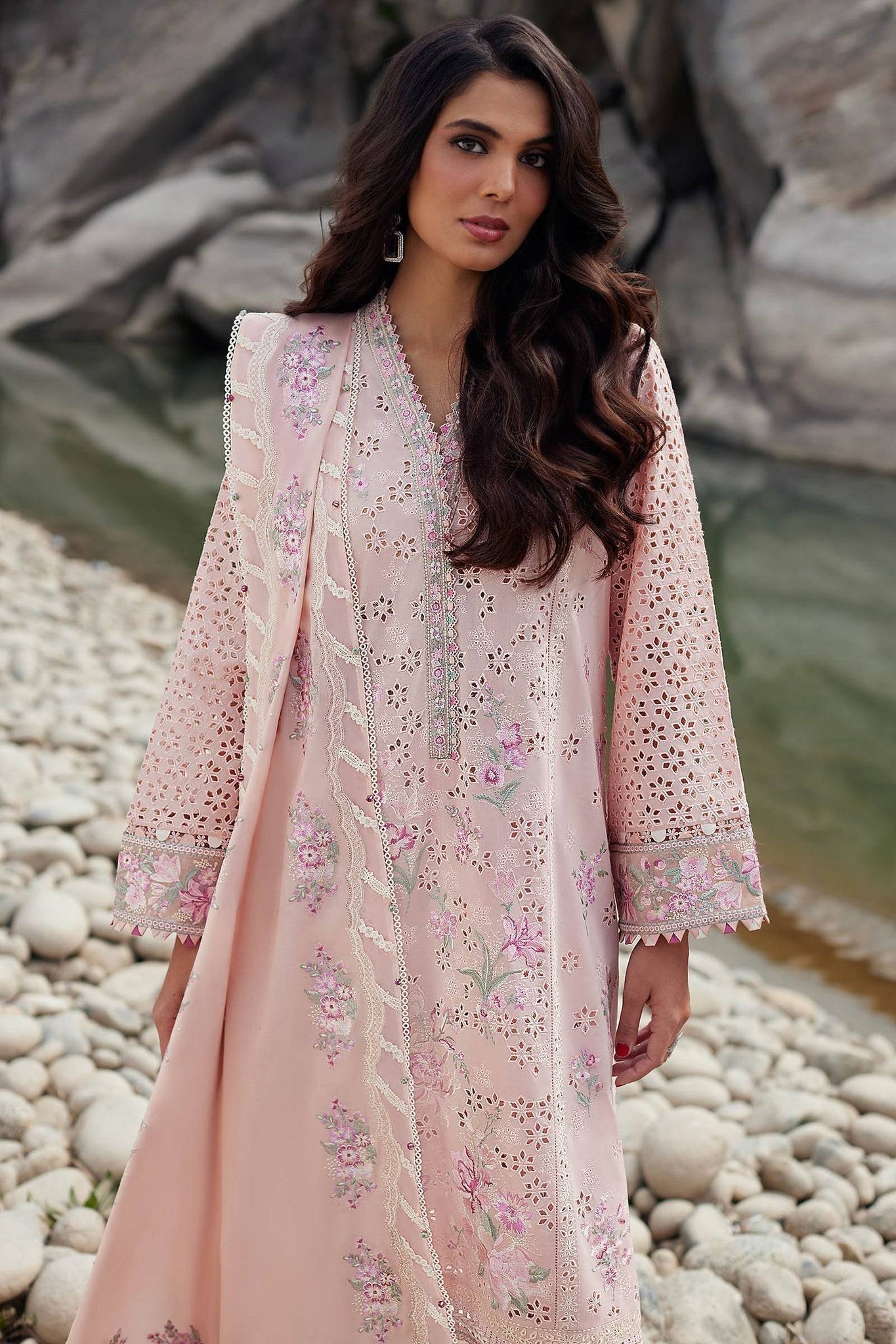 Elan | Lawn24 | AIREEN (EL24-09 A) - Pakistani Designer Dress - by Elan | Type: Luxury - 100% Original at Saira Sultan