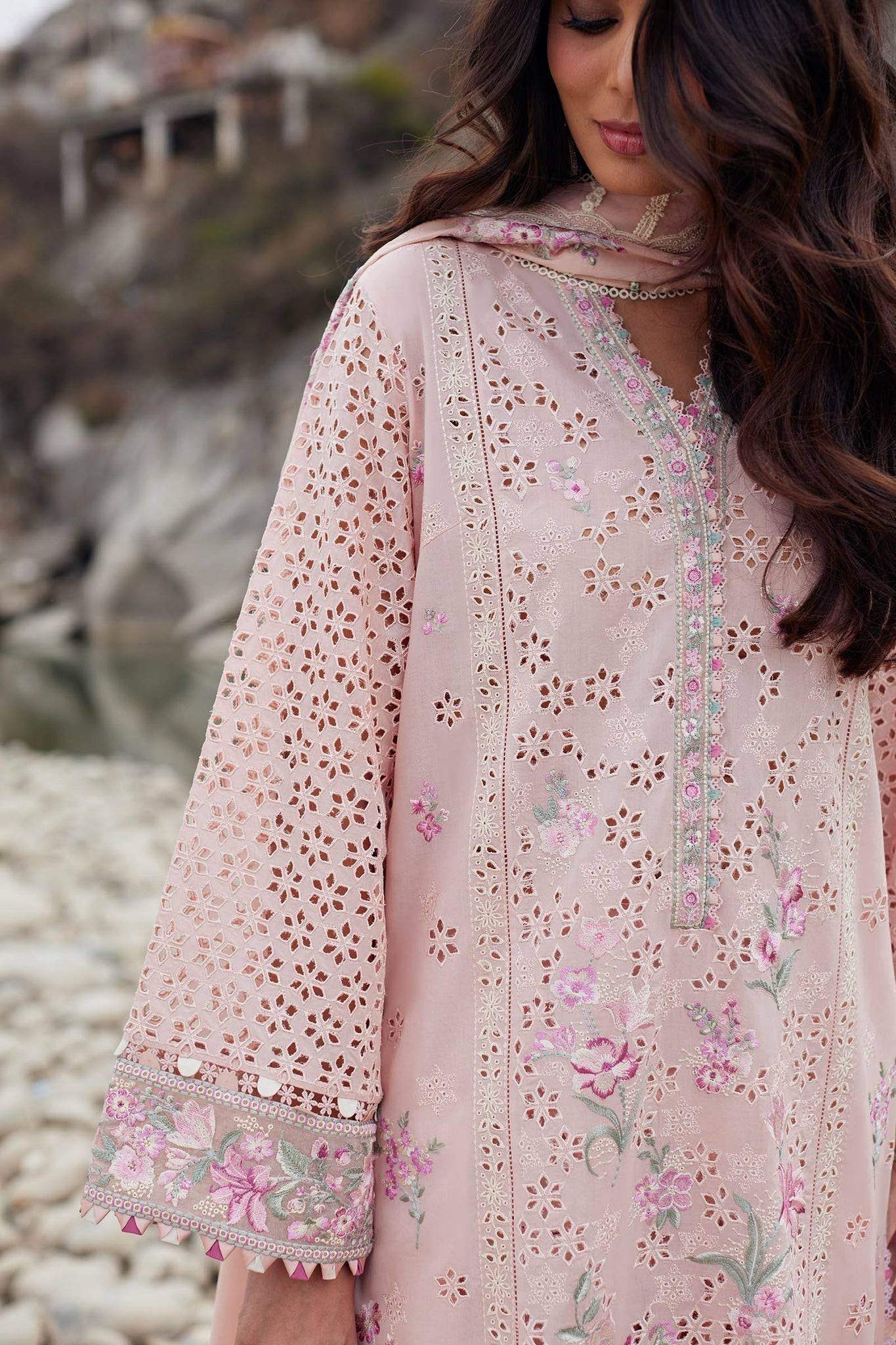 Elan | Lawn24 | AIREEN (EL24-09 A) - Pakistani Designer Dress - by Elan | Type: Luxury - 100% Original at Saira Sultan