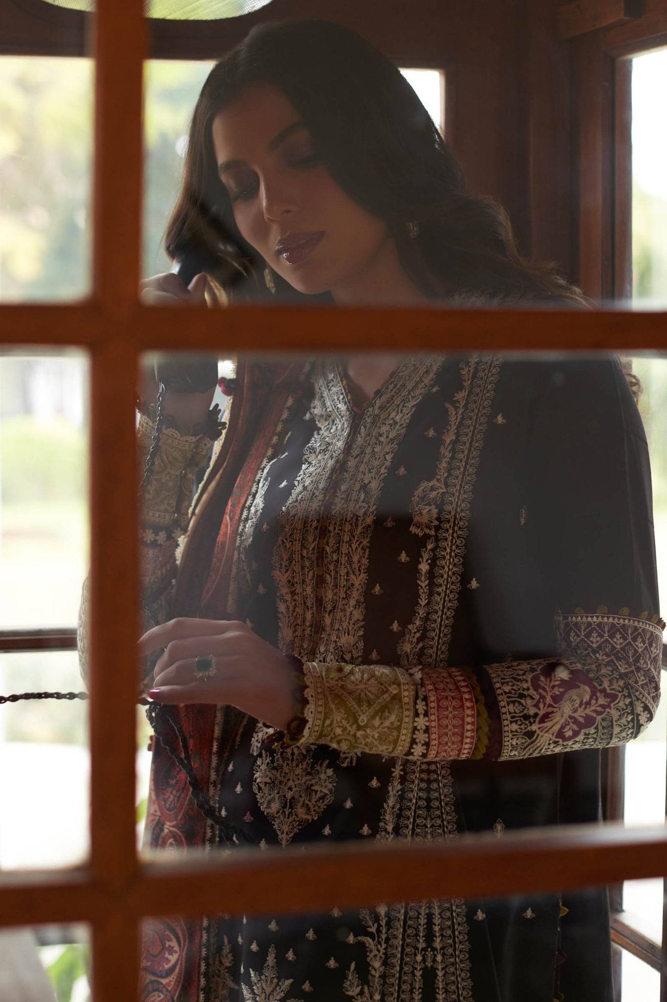 Elan | Lawn24 | SHERINE (EL24-07 A) - Pakistani Designer Dress - by Elan | Type: Luxury - 100% Original at Saira Sultan