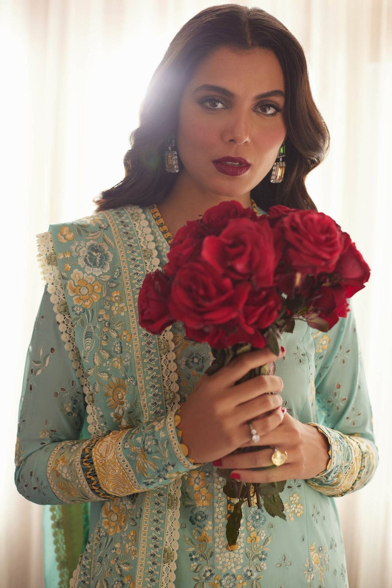 Elan | Lawn24 | IVANA (EL24-06 A) - Pakistani Designer Dress - by Elan | Type: Luxury - 100% Original at Saira Sultan