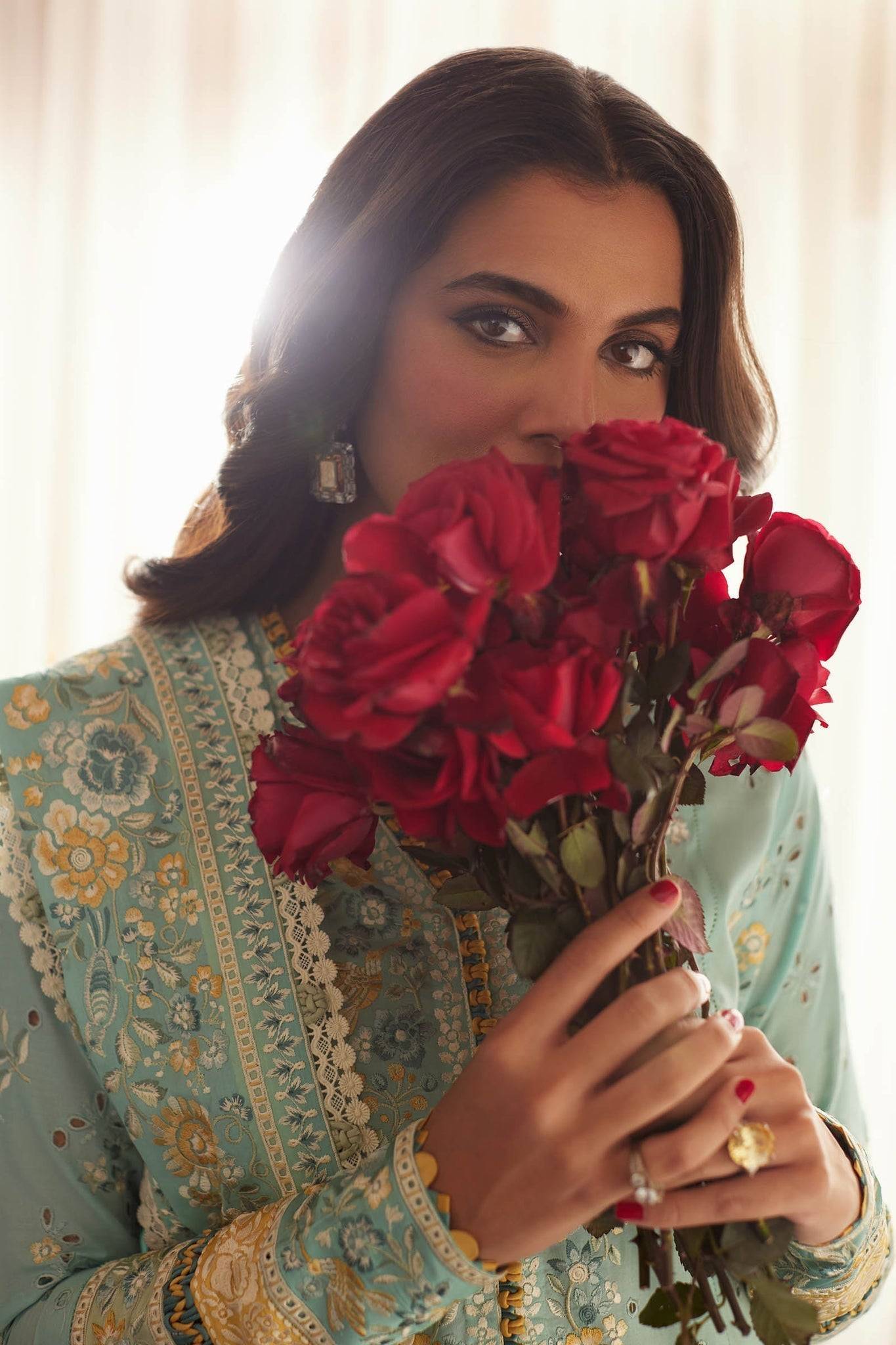 Elan | Lawn24 | IVANA (EL24-06 A) - Pakistani Designer Dress - by Elan | Type: Luxury - 100% Original at Saira Sultan