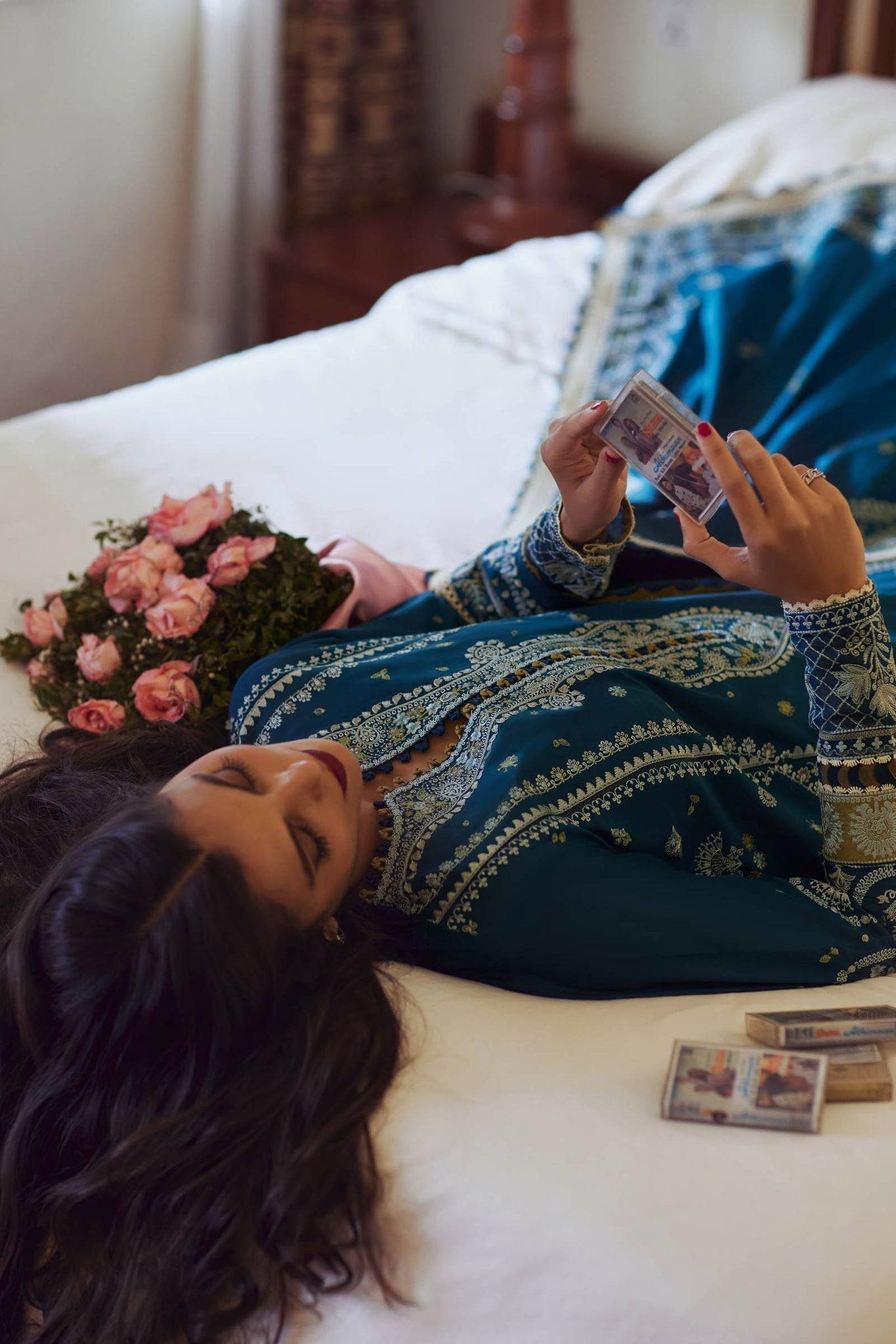 Elan | Lawn24 | MAHROSH (EL24-04 A) - Pakistani Designer Dress - by Elan | Type: Luxury - 100% Original at Saira Sultan