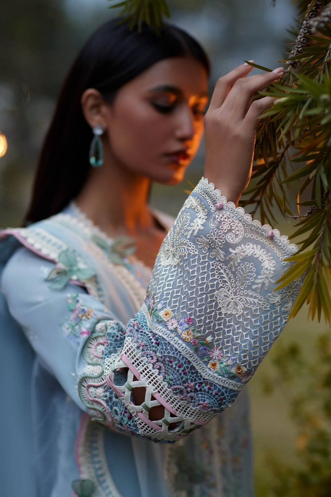 Elan | Lawn24 | MIRZETA (EL24-11 A) - Pakistani Designer Dress - by Elan | Type: Luxury - 100% Original at Saira Sultan