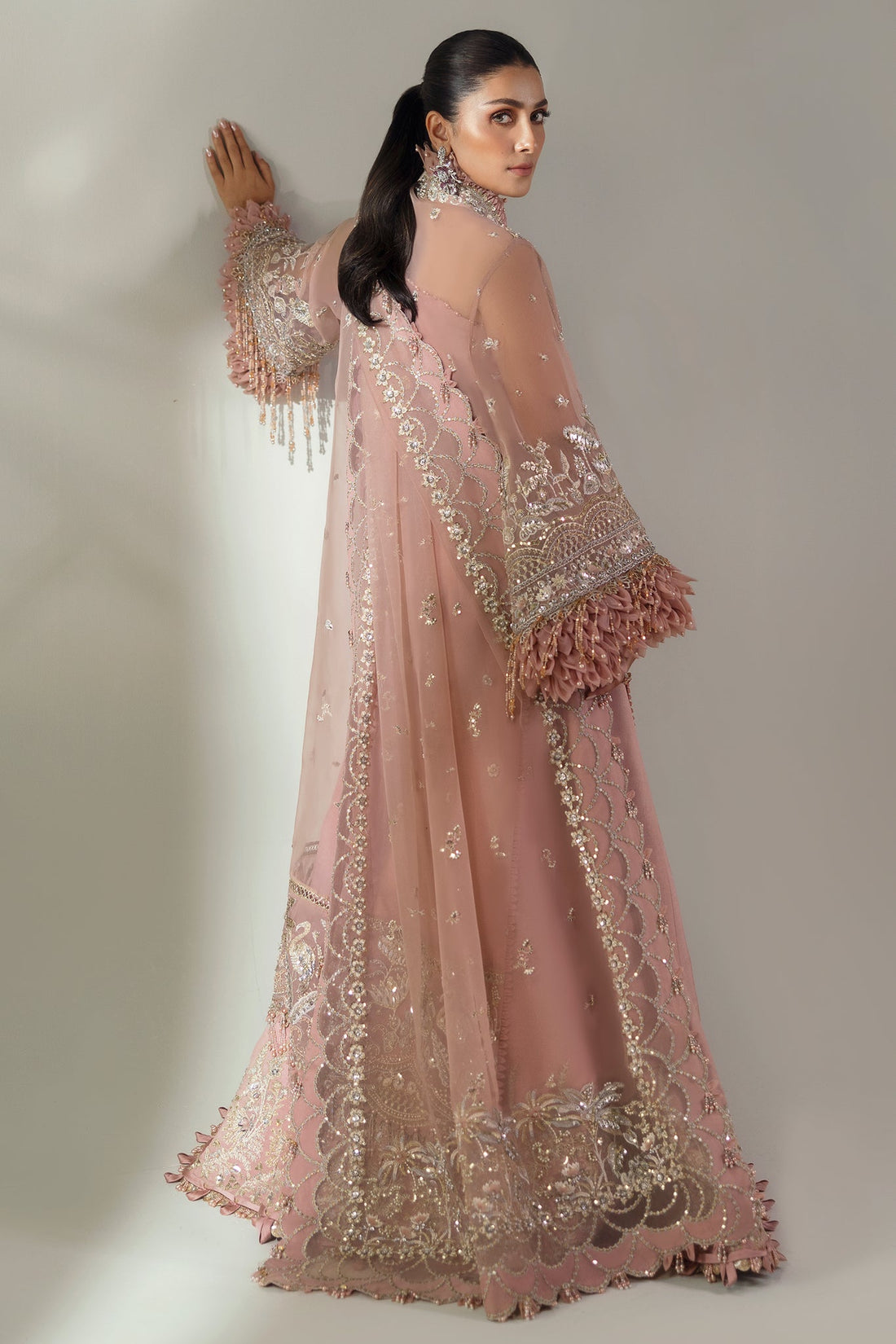 Elan | Wedding Festive 24 | CELESTIAL PETALS (EC24-07) XS Blush Pink Poly Organza