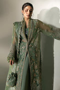 Elan | Wedding Festive 24 | JARDIN DE RŠVES (EC24-05) L Deep Olive Green Poly Organza