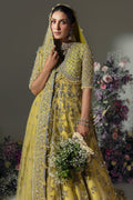 Elan | Wedding Festive 24 | BOTANICAL BLISS (EC24-02) M Poly Net Lime Yellow