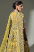 Elan | Wedding Festive 24 | BOTANICAL BLISS (EC24-02) S Poly Net Lime Yellow