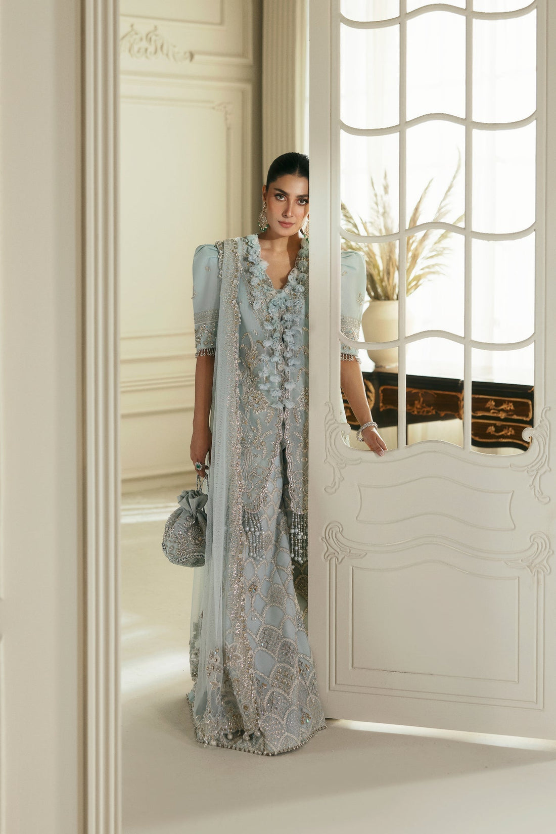 Elan | Wedding Festive 24 | CIEL DE RŠVE (EC24-01) XS Ice Blue Poly Net