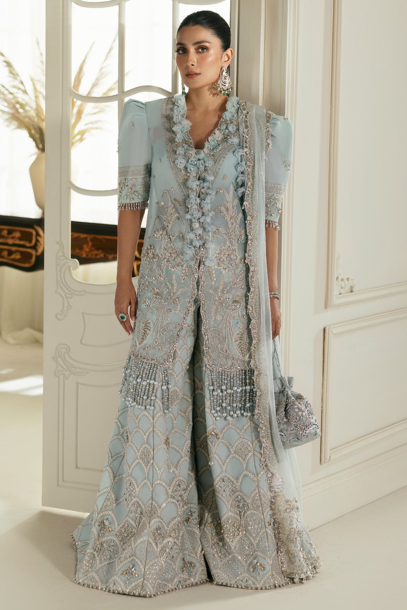 Elan | Wedding Festive 24 | CIEL DE RŠVE (EC24-01) XS Ice Blue Poly Net