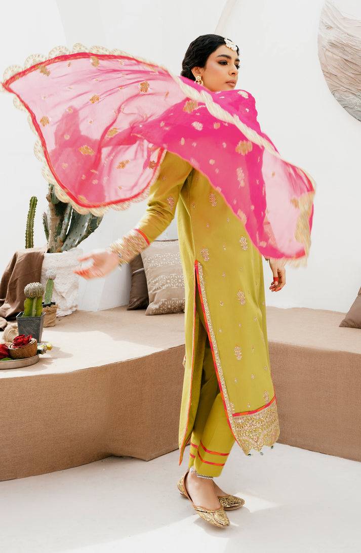 Emaan Adeel | Gul Mohr Eid Pret | ESHAL - Pakistani Designer Dress - by Emaan Adeel | Type: Luxury - 100% Original at Saira Sultan