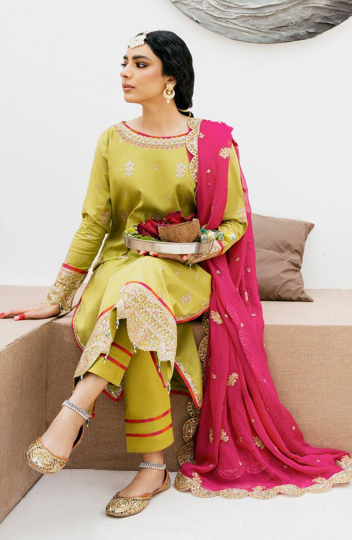 Emaan Adeel | Gul Mohr Eid Pret | ESHAL - Pakistani Designer Dress - by Emaan Adeel | Type: Luxury - 100% Original at Saira Sultan