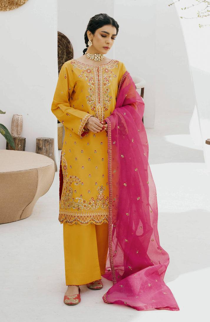 Emaan Adeel | Gul Mohr Eid Pret | WASHMA - Pakistani Designer Dress - by Emaan Adeel | Type: Luxury - 100% Original at Saira Sultan