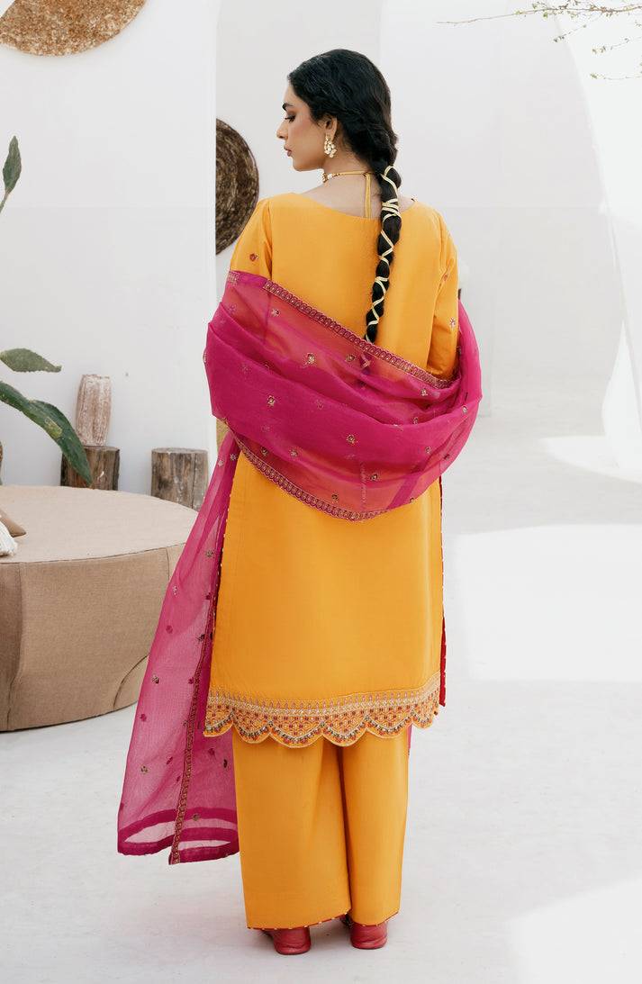 Emaan Adeel | Gul Mohr Eid Pret | WASHMA - Pakistani Designer Dress - by Emaan Adeel | Type: Luxury - 100% Original at Saira Sultan