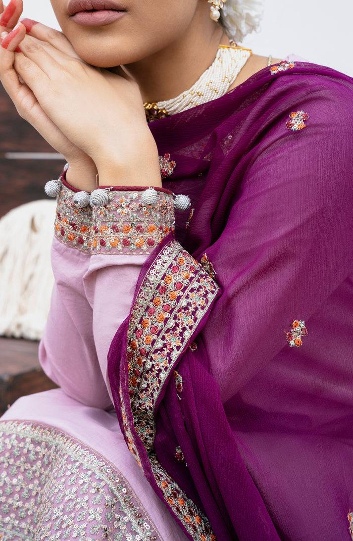 Emaan Adeel | Gul Mohr Eid Pret | NEHRAJ - Pakistani Designer Dress - by Emaan Adeel | Type: Luxury - 100% Original at Saira Sultan