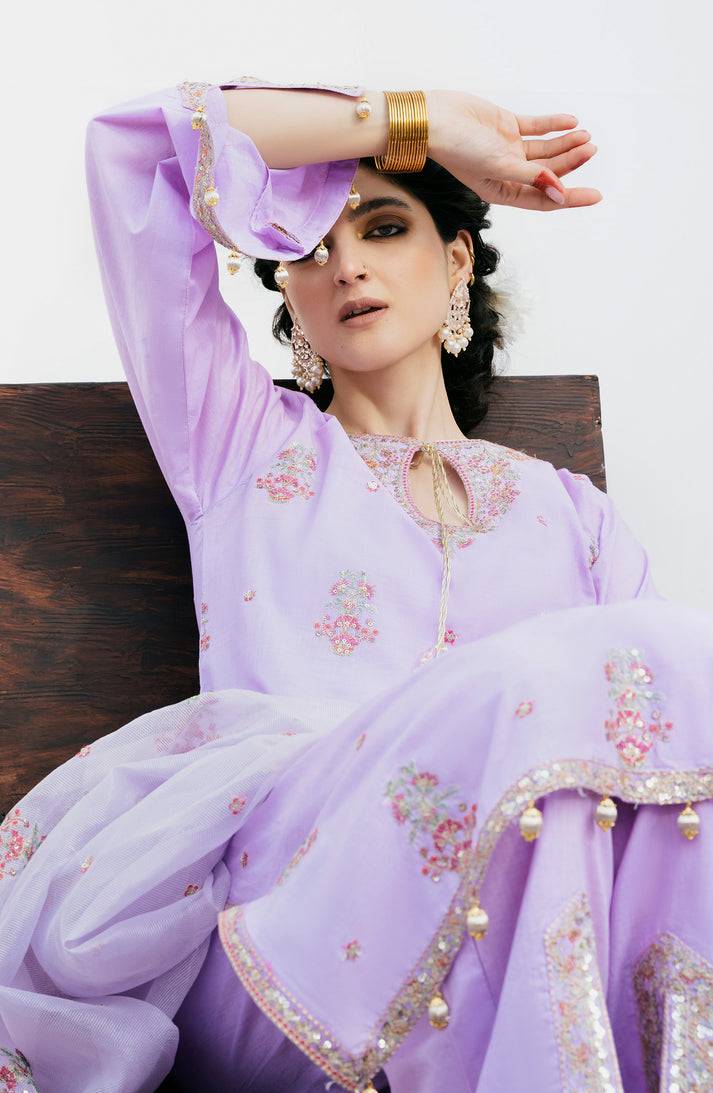 Emaan Adeel | Gul Mohr Eid Pret | ZARQA - Pakistani Designer Dress - by Emaan Adeel | Type: Luxury - 100% Original at Saira Sultan