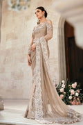 Maria B | Mbroidered Fabrics 2024 | BD-2801 - Pakistani Designer Dress - by Maria B | Type: Bridal - 100% Original at Saira Sultan