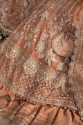 Maria B | Mbroidered Fabrics 2024 | BD-2804 - Pakistani Designer Dress - by Maria B | Type: Bridal - 100% Original at Saira Sultan