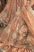 Maria B | Mbroidered Fabrics 2024 | BD-2804 - Pakistani Designer Dress - by Maria B | Type: Bridal - 100% Original at Saira Sultan