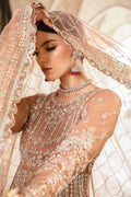 Maria B | Mbroidered Fabrics 2024 | BD-2804 - Pakistani Designer Dress - by Maria B | Type: Bridal - 100% Original at Saira Sultan