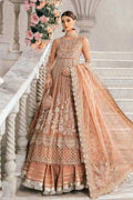 Maria B | Mbroidered Fabrics 2024 | BD-2804 - Pakistani Designer Dress - by Maria B | Type: Bridal - 100% Original at Saira Sultan