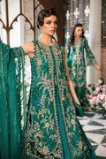 Maria B | Mbroidered Fabrics 2024 | BD-2806 - Pakistani Designer Dress - by Maria B | Type: Bridal - 100% Original at Saira Sultan