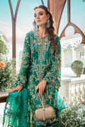 Maria B | Mbroidered Fabrics 2024 | BD-2806 - Pakistani Designer Dress - by Maria B | Type: Bridal - 100% Original at Saira Sultan