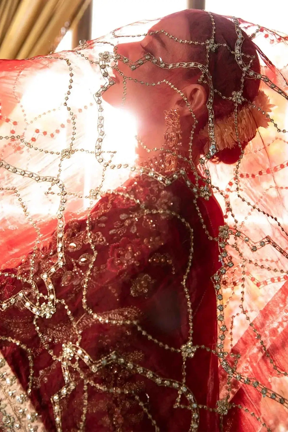 Maria B | Mbroidered Fabrics 2024 | BD-2807 - Pakistani Designer Dress - by Maria B | Type: Bridal - 100% Original at Saira Sultan