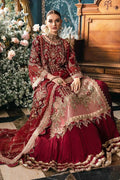 Maria B | Mbroidered Fabrics 2024 | BD-2807 - Pakistani Designer Dress - by Maria B | Type: Bridal - 100% Original at Saira Sultan