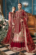 Maria B | Mbroidered Fabrics 2024 | BD-2807 - Pakistani Designer Dress - by Maria B | Type: Bridal - 100% Original at Saira Sultan
