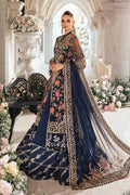 Maria B | Mbroidered Fabrics 2024 | BD-2808 - Pakistani Designer Dress - by Maria B | Type: Bridal - 100% Original at Saira Sultan