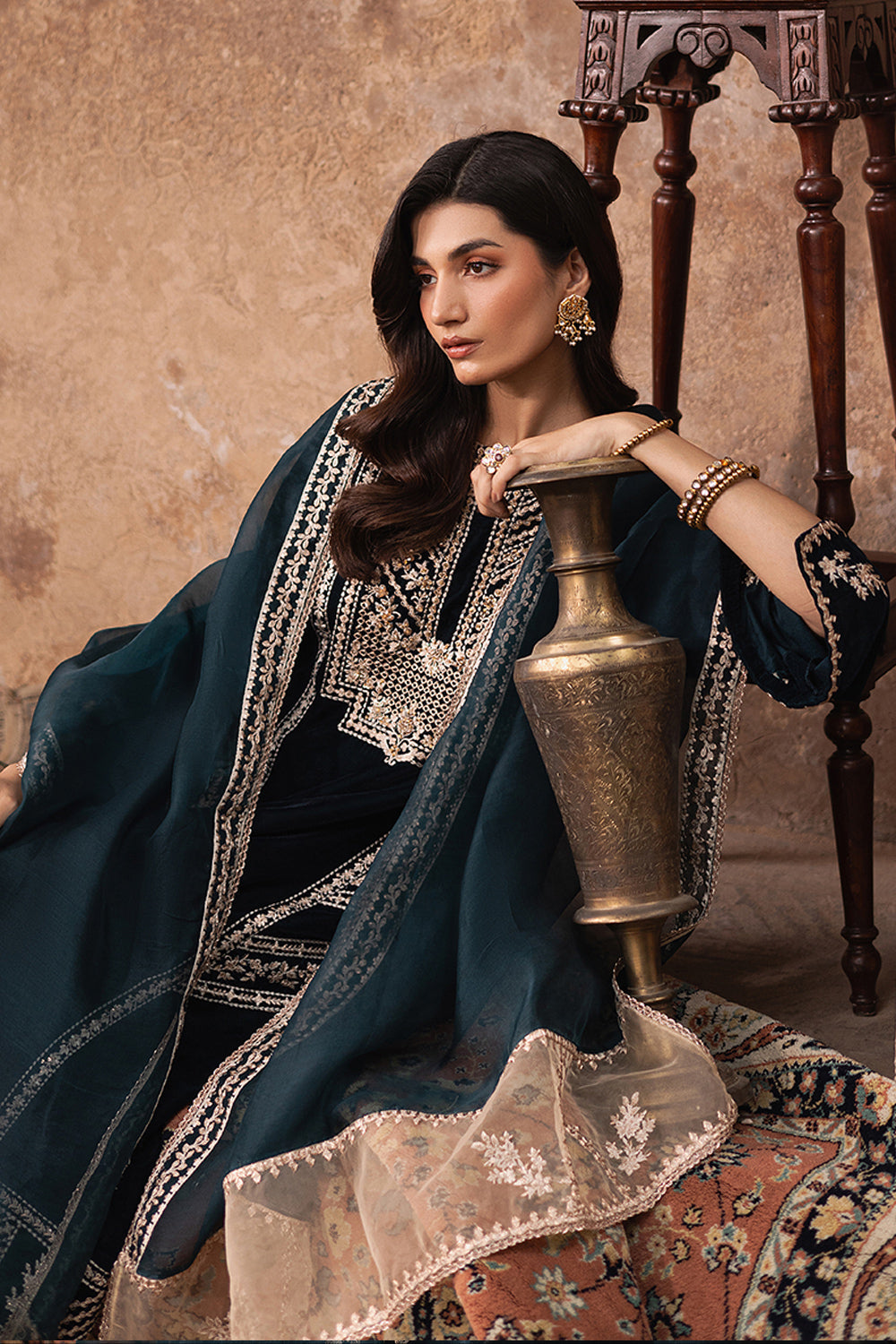 Azure | Vogue Formals | Enchanted Emerald XL Emerald Green Velvet