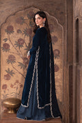 Azure | Vogue Formals | Enchanted Ocean M Teal Blue Velvet