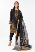 Al Karam | Festive Summer 25 | A-01 XS Black Lawn
