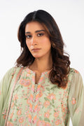 Al Karam | Festive Summer 25 | A-13 M Mint Gray Chiffon