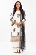 Al Karam | Festive Summer 25 | A-15 XS Ivory Cotton Silk