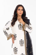 Al Karam | Festive Summer 25 | A-15 L Ivory Cotton Silk