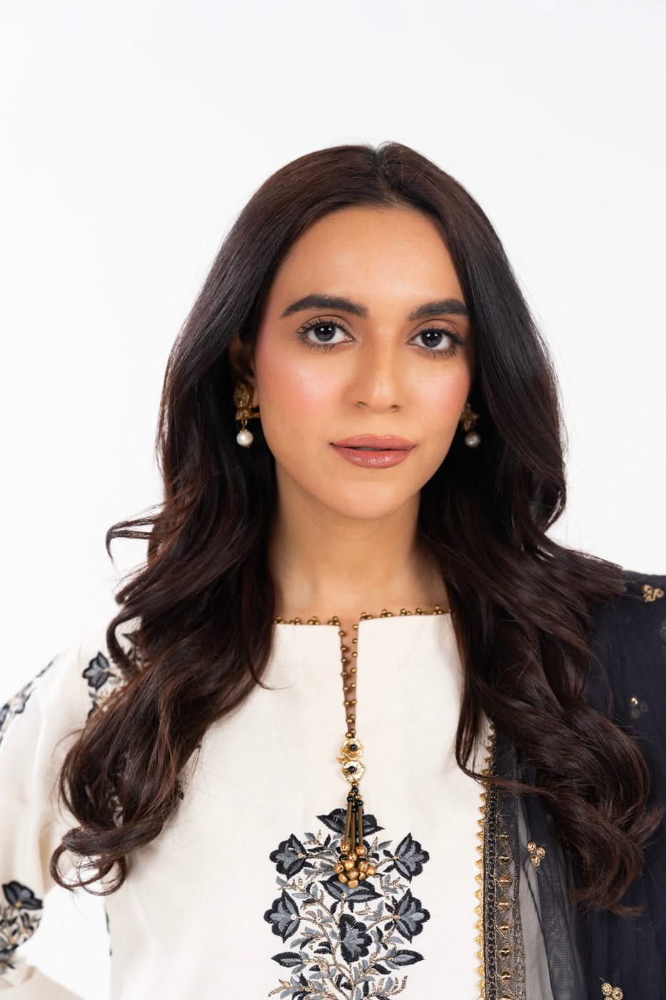 Al Karam | Festive Summer 25 | A-15 M Ivory Cotton Silk