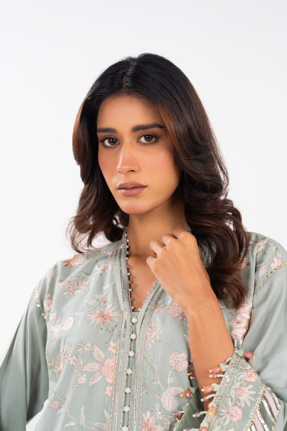 Al Karam | Festive Summer 25 | A-16 M Light Gray Lawn