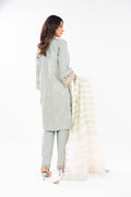 Al Karam | Festive Summer 25 | A-16 S Light Gray Lawn