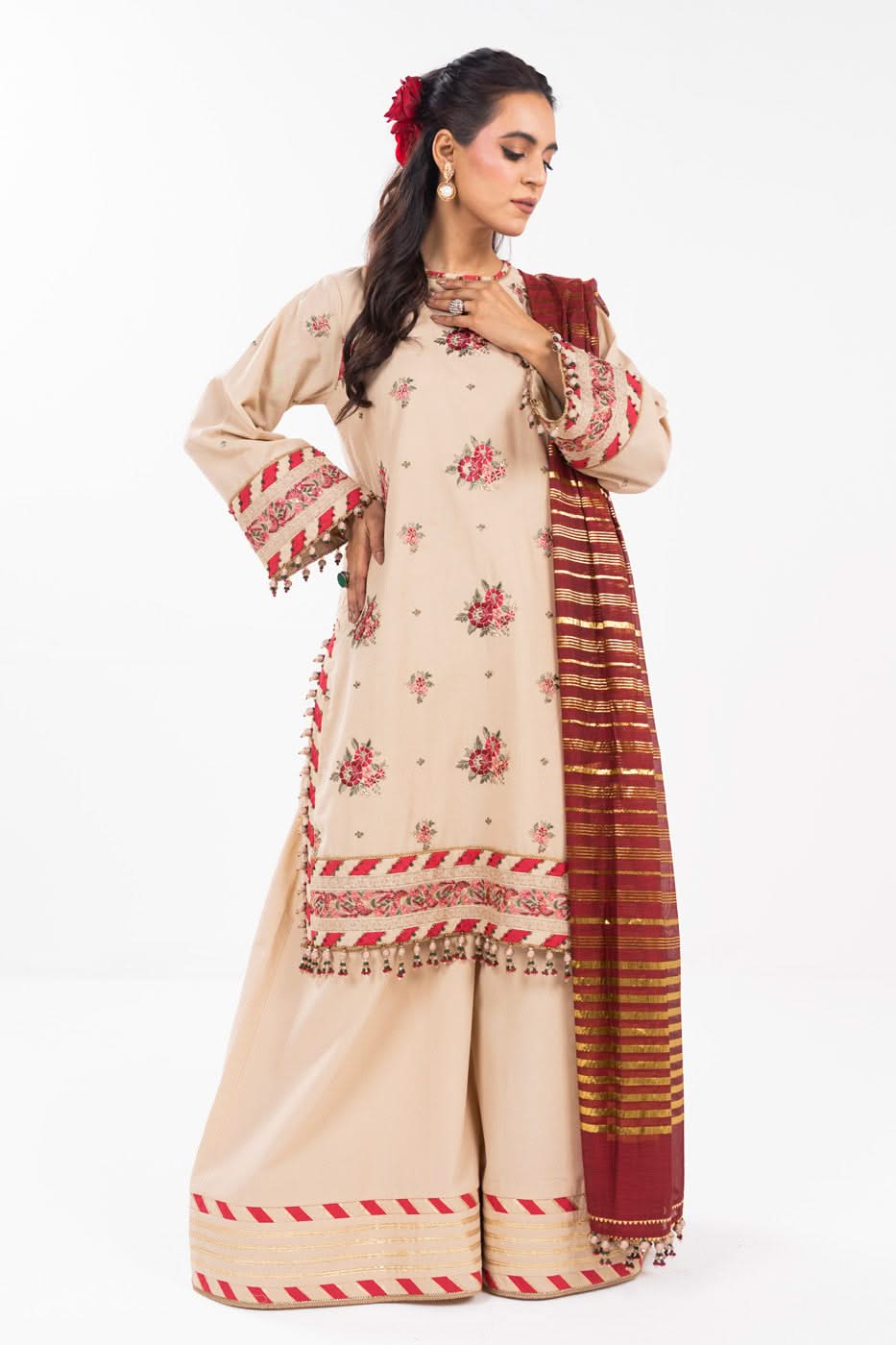 Al Karam | Festive Summer 25 | A-18 XS Light Skin Lawn