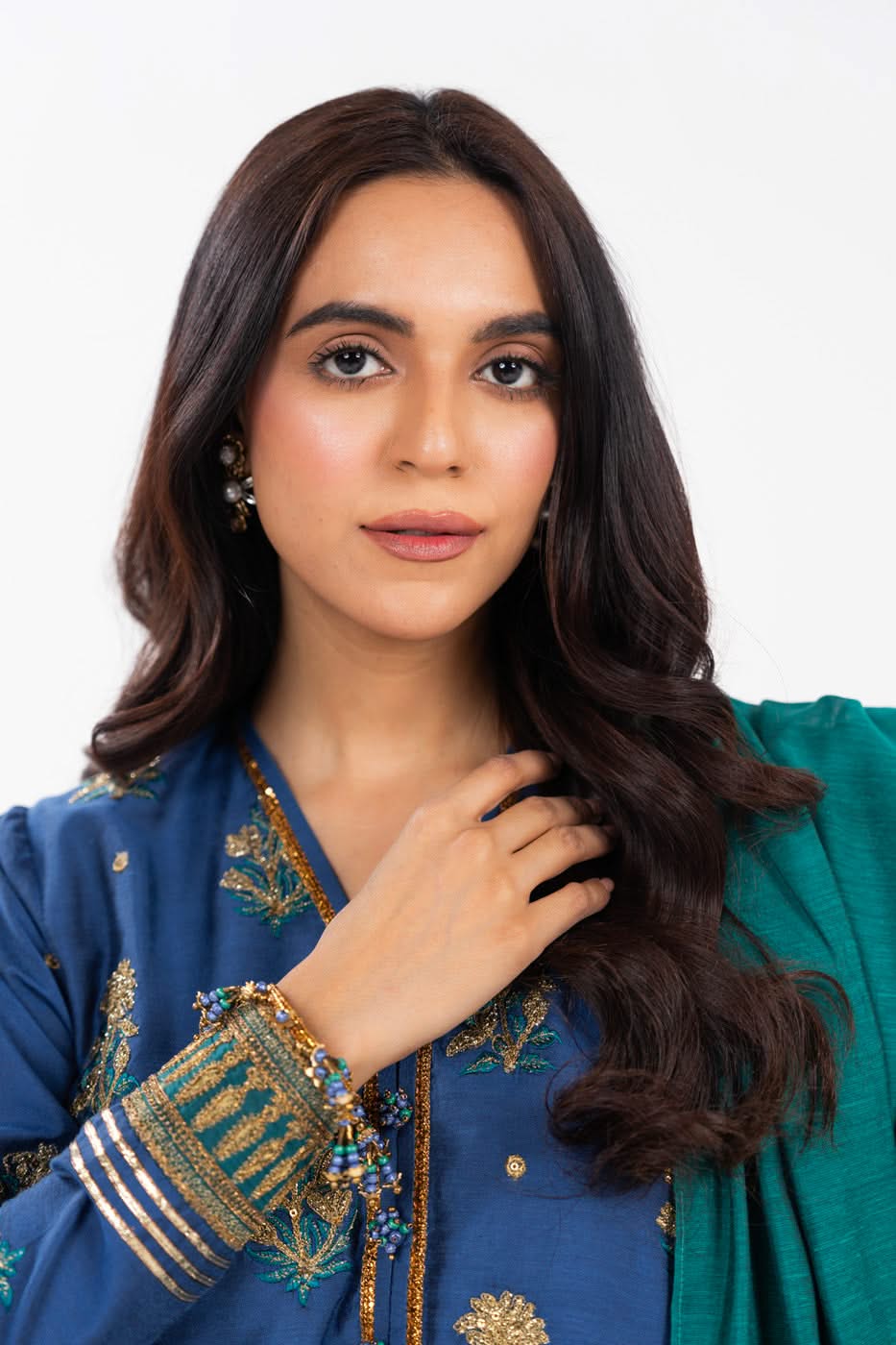 Al Karam | Festive Summer 25 | A-04 L Cobalt Blue Lawn