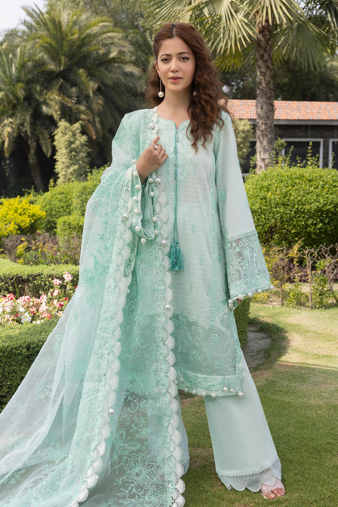Raeesa Premium | Ferya Lawn | Noor E Fajar | Ferya | FD-04 - Pakistani Designer Dress - by Raeesa Premium | Type: Luxury - 100% Original at Saira Sultan