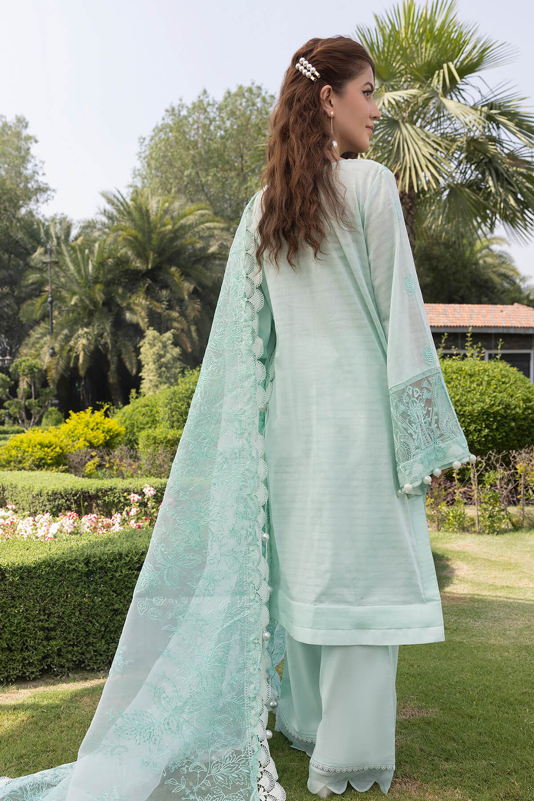 Raeesa Premium | Ferya Lawn | Noor E Fajar | Ferya | FD-04 - Pakistani Designer Dress - by Raeesa Premium | Type: Luxury - 100% Original at Saira Sultan