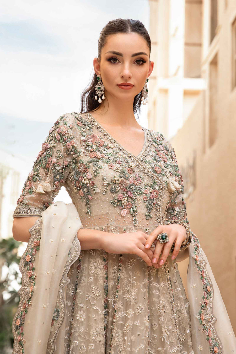 Maria B | Bridal Formals | Irem M Coffee Organza