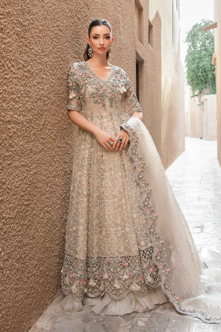 Maria B | Bridal Formals | Irem L Coffee Organza