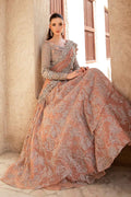 Maria B | Bridal Formals | Wosr XL Nude Pink Net